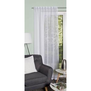 Готовая штора Home Basics Dolly, полиэстер - белый - 140 x 175 см