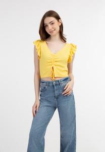 Футболка myMo Print T-shirt, Hellgelb/Light Yellow