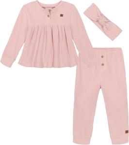 Комплект из двух предметов одежды Calvin Klein для девочек с повязкой на голову, Pink Waffle
