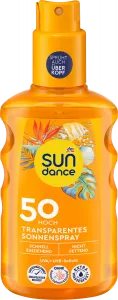 Солнцезащитный спрей SUNDANCE Sonnenspray transparent LSF 50, 200 ml
