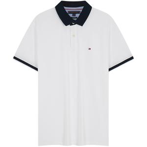 Мужская поло Tommy Hilfiger, ярко-белый