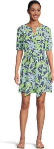 Платье Lilly Pulitzer Olivine Short Sleeve Dress, цвет Sapphire Pool Tropical Tango