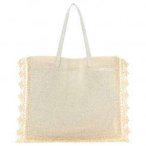 JW Anderson Нейлоновая рафия женская сумка бежевая