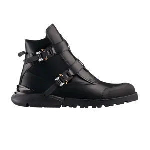 Ботинки Dior Buckle Military Combat Boot 'Black', черный