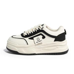 Кеды, скейтборд обувь женская низкая Humanism 1986, бежевый/хаки