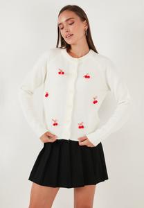 Кардиган LELA REGULAR FIT, Ecru/Beige