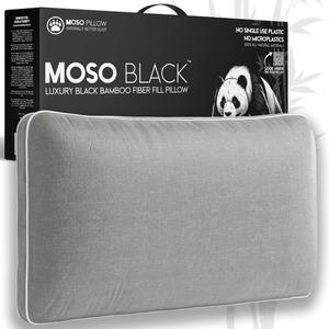 MOSO PILLOW Подушка с охлаждающим эффектом из бамбуковой вискозы гипоаллергенная Silver