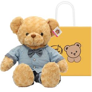BOWEN BEAR Плюшевый мишка Blue Skirt Teddy Bear Couple Dolls, подарок на день рождения для лучшей подруги, высота 40/50/60см