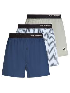 Боксерские шорты Karl Lagerfeld Ikon, цвет Dark blue/Grey