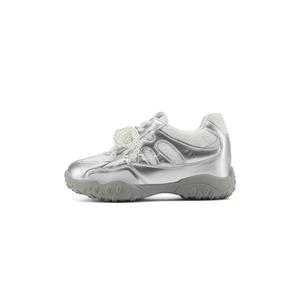 Нескользящие износостойкие низкие повседневные туфли для женщин FIVE PLUS, Silver