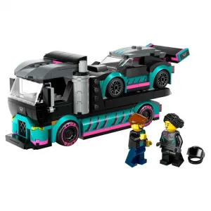 Детский конструктор Lego Race Car And Transport Truck, мультиколор