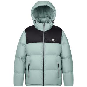 Пуховик Unisex CAMEL, Папайя Браун/Фантом Блэк