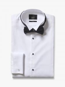 Рубашка приталенного кроя с воротником-крылышком Moss 1851 Marcella, белая