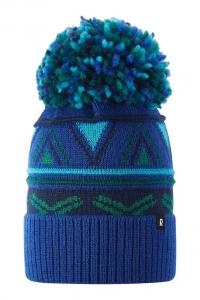 Детская шерстяная шапка Kirjoen Reima, темно-синий