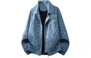 Куртка Unisex Lapel Moderate ZIAREL, denim синий