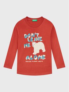 Блуза стандартного кроя United Colors Of Benetton, красный