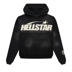 Худи Hellstar Uniform Glitter Hoodie 'Black'
