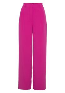 Свободные брюки со складками спереди LASCANA, фуксия