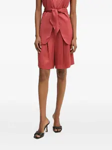 Шорты со складками спереди KARL LAGERFELD, оранжевый