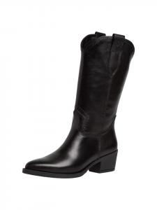 Tamaris Ботинки из черной кожи