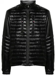 Глянцевый пуховик Moncler Grenoble, черный