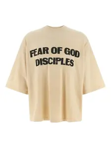 Футболка с короткими рукавами Disciple Fear Of God, нейтральный