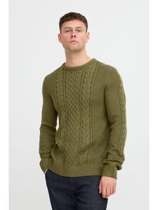 Вязаный свитер BLEND, зеленый