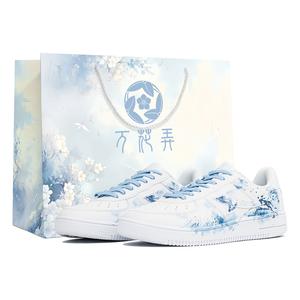 XTEP Кроссовки Air Force One с износостойким покрытием, низкие, для скейтбординга, мужские, белые