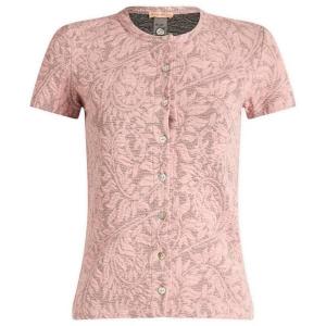 Жаккардовый топ с короткими рукавами Posy Fruity Booty, мультиколор