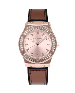 Rocky RA633203 силиконовые женские часы с коричневым ремешком Radiant, коричневый