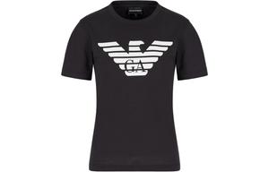 Футболка с принтом логотипа EMPORIO ARMANI, синий