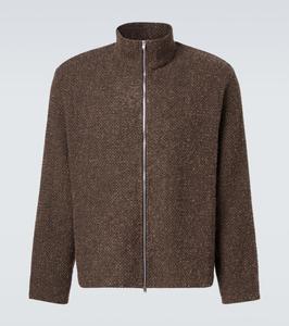 Усеченная вязаная куртка Our Legacy, Brown Sparse Buckle Weave