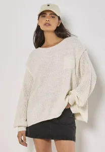 Джемпер с текстурированной поверхностью Apricot, White