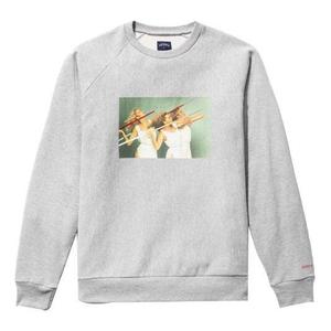 Футболка ny x roxy music crewneck sweatshirt 'grey' Noah, серый