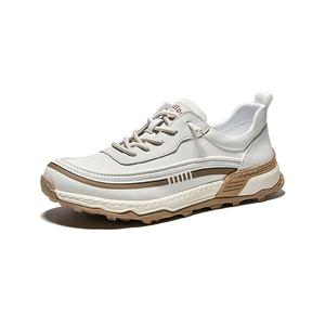 Низкие повседневные туфли мужские Hautton, White Apricot