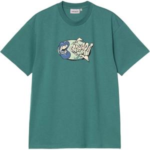Футболка S/S Louder Carhartt WIP, зеленый