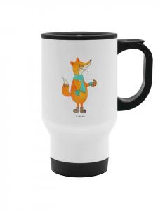 Кружка для кофе White Fox Cookie (не скажешь) Mr. & Mrs. Panda