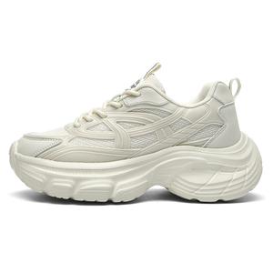 Износостойкие и легкие низкие кроссовки на массивной подошве для женщин AOKANG, Pearl Beige[Standard Sports Shoe Size]