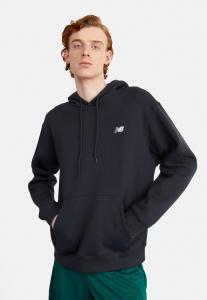 Толстовка SPORT ESSENTIALS SMALL LOGO BRUSHED HOODIE New Balance, цвет black