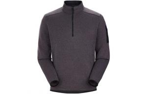 Утепленные Мужской свитер COVERT Arcteryx, черный серый/черный heather