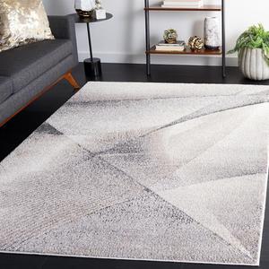 Ковер SAFAVIEH, 244 x 305 см, - коллекция Opal - большой - Grey & Ivory, современный дизайн, не линяет и легко чистится, идеально для гостиной, спальни, офиса, столовой (OAL412F)