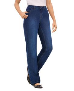 Женские джинсы Within Tall Perfect из хлопка с эластичной задней частью Woman Within, Stonewash sanded