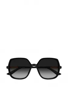 Солнцезащитные очки с крупной оправой Chloé, черный