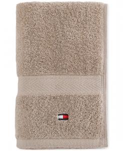 Современное американское полотенце для рук из однотонного хлопка, 40 см x 66 см Tommy Hilfiger Home, цвет fawn