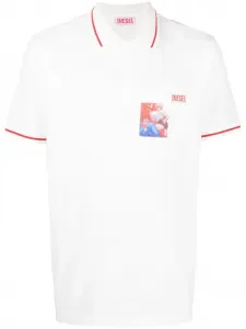 Рубашка поло из коллаборации с Tom of Finland Foundation DIESEL, белый