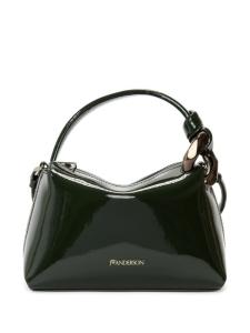 JW Anderson маленькая сумка через плечо Corner, зеленый