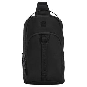 FILA Фитнес-сумка через плечо из ткани мужская классическая черная, Pitch Black