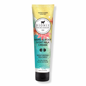 Крем для рук и тела на основе козьего молока Dionis, Water Flowers & Sea Salt