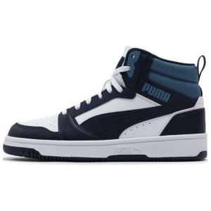 Кроссовки Puma Rebound V6 Skateboarding Shoes Unisex Mid-top Black/Blue, черный/синий