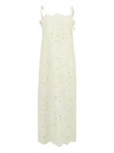 Платье с цветочной вышивкой ZIMMERMANN, нейтральный
